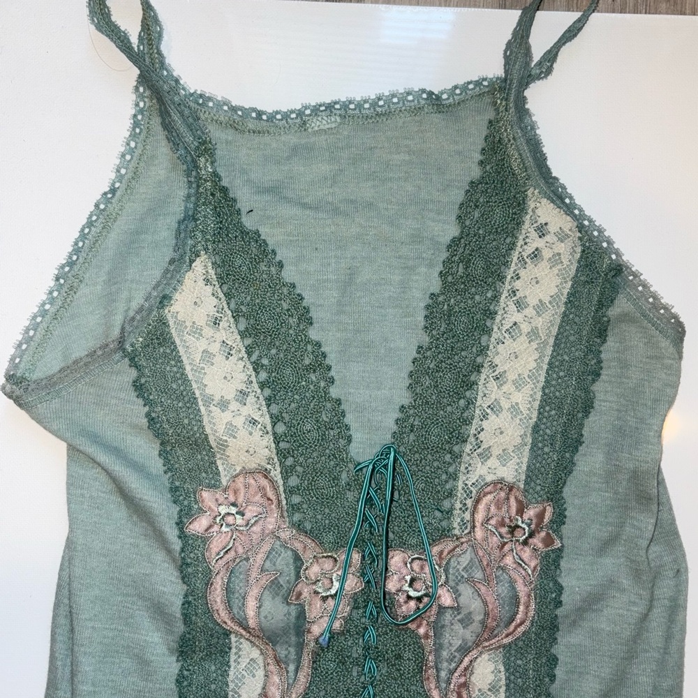 Vintage Green Cami top